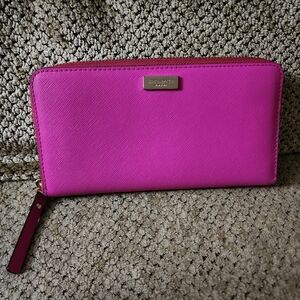 Kate Spade Pink Wallet - Like New
